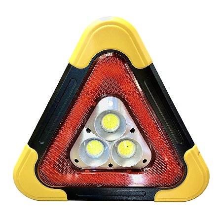 Triangulo Sinalizador Emergência Solar