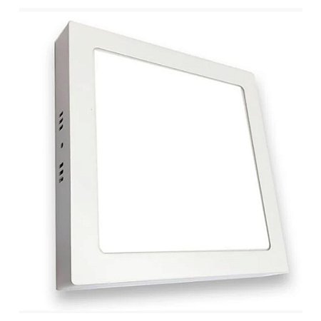 Painel Plafon Led Sobrepor Quadrado 25W 6500k Bivolt