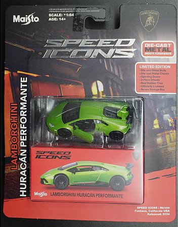 Lamborghini Huracán Performante - 15705 (Green) | 1:64 | Speed Icons | Maisto