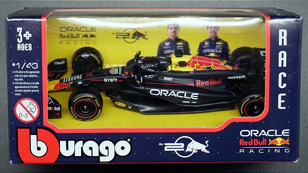 Oracle Red Bull Racing RB20 (2024) - 18-38097 | #1 Max Verstappen | Sem Capacete | 1:43 | Formula 1 | Bburago