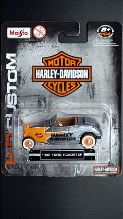 1932 Ford Roadster - Harley-Davidson | 1:64 | H-D Custom | Maisto