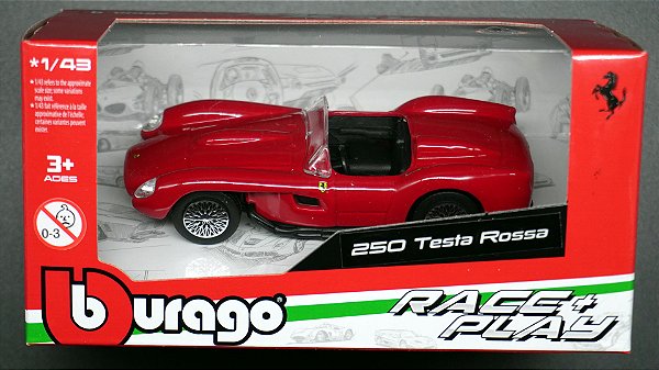 Ferrari 250 Testa Rossa - 18-36100 | 1:43 | Race + Play (Básica) | Bburago
