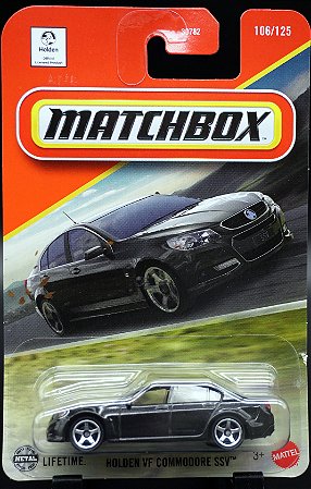 Holden VF Commodore SSV - JBP57 | Linha Básica 2025 - Nº 106/125 | Matchbox