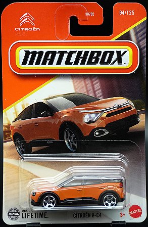 Citroën ë-C4 - JBN93 | Linha Básica 2025 - Nº 94/125 | Matchbox