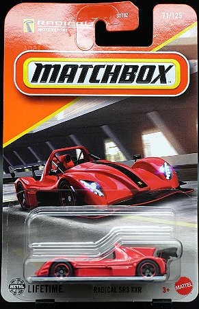 Radical SR3 XXR - JBP15 | Linha Básica 2025 - Nº 71/125 | Matchbox