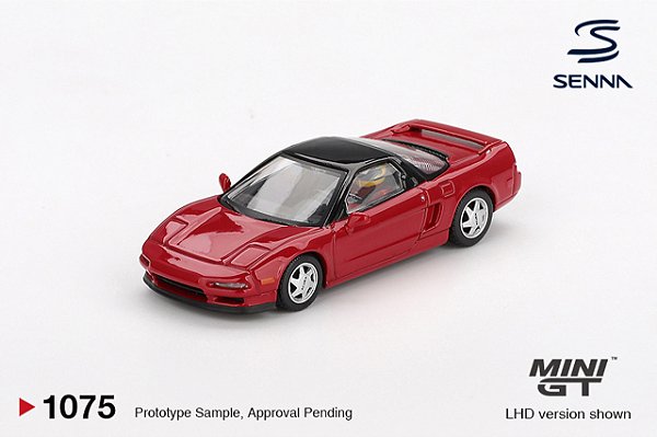 Honda NS-X Prototype Midship Sports 1989 Ayrton Senna w/ Figure | Mini GT - Nº 1075
