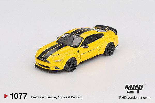LB-WORKS FORD MUSTANG Triple Yellow | Mini GT - Nº 1077