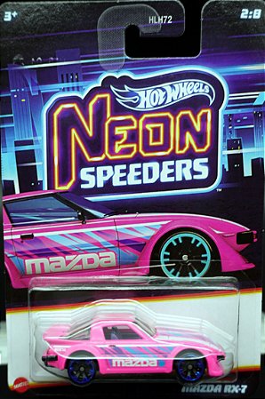 Mazda RX-7 - JCB01 | 02 de 08 | Mix 02 de 2025 | Neon Speeders (HLH72) | Silver Series
