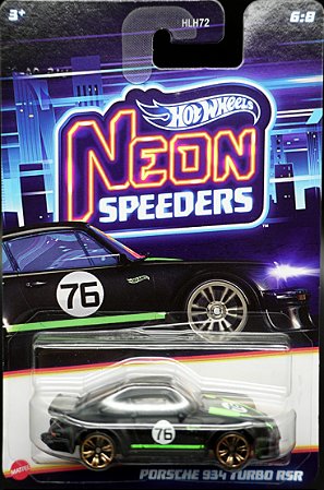 Porsche 934 Turbo RSR - JCB05 | 06 de 08 | Mix 02 de 2025 | Neon Speeders (HLH72) | Silver Series
