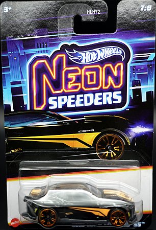 2018 Copo Camaro - JCB06 | 07 de 08 | Mix 02 de 2025 | Neon Speeders (HLH72) | Silver Series