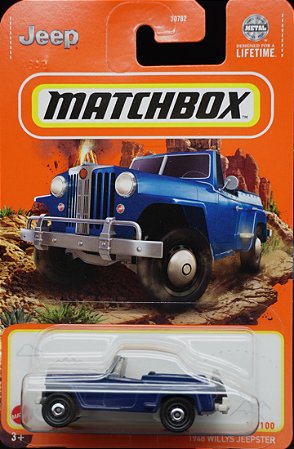 1948 Willys Jeepster - HVL74 | Linha Básica 2024 - Nº 010/100 | Matchbox