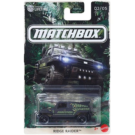 Ridge Raider - JCG58 | 02 de 05 | Adventure Guides (GGF12) | Temáticos | Matchbox