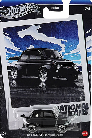 60s Fiat 500D Modificado - JBY88 | 03 de 05 | National Icons (HRT81) | Silver Series