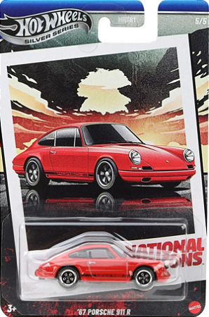 67 Porsche 911 R - JBY86 | 05 de 05 | National Icons (HRT81) | Silver Series