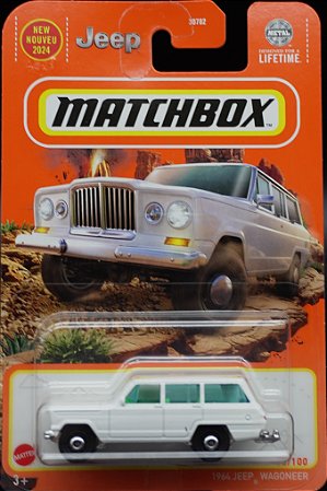 1964 Jeep Wagoneer - HVL18 | Linha Básica 2024 - Nº 038/100 | Matchbox