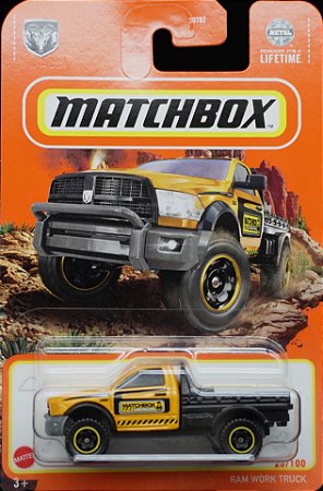 Ram Work Truck - HVL86 | Linha Básica 2024 - Nº 023/100 | Matchbox