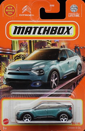 2023 Citroën ë-C4 - HVK99 | Linha Básica 2024 - Nº 084/100 | Matchbox