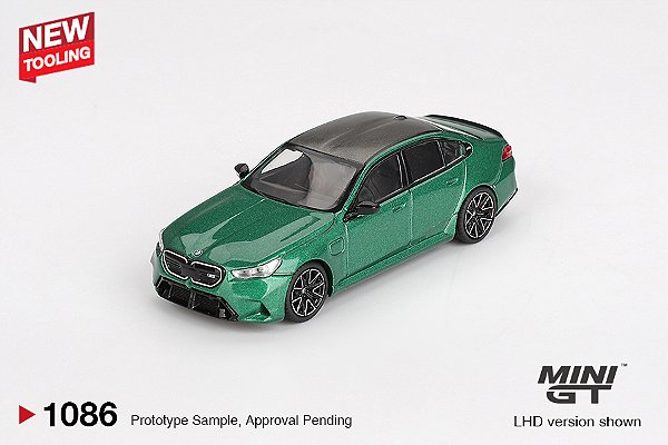 BMW M5 (G90) Isle of Man Green Metallic | Mini GT - Nº 1086
