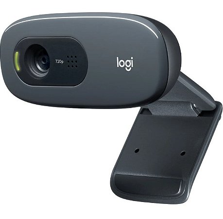 WEBCAM LOGITECH C270 HD 720P/30FPS C/ MICROFONE