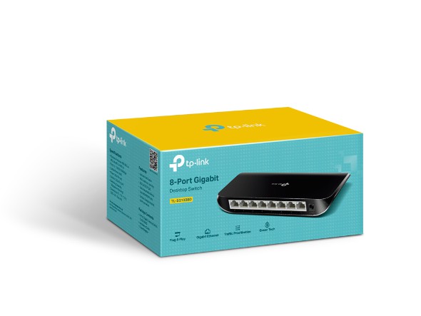SWITCH TP-LINK 8 PORTAS TL-SG1008D GIGABIT