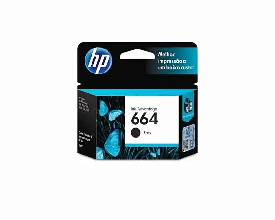 CARTUCHO HP-664 PRETO ORIGINAL