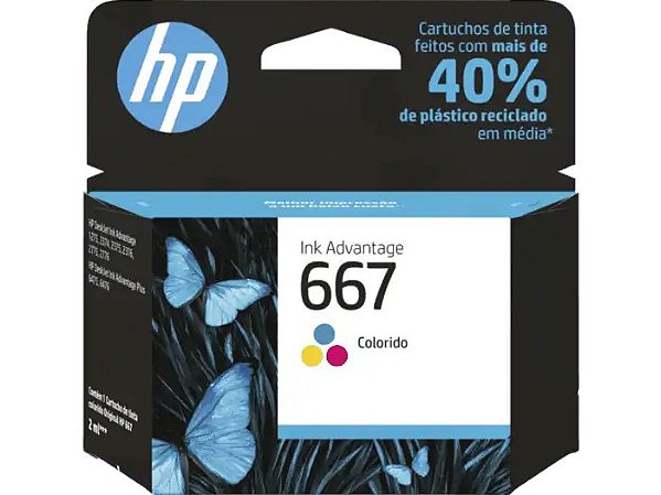 CARTUCHO HP - 667 COLOR ORIGINAL
