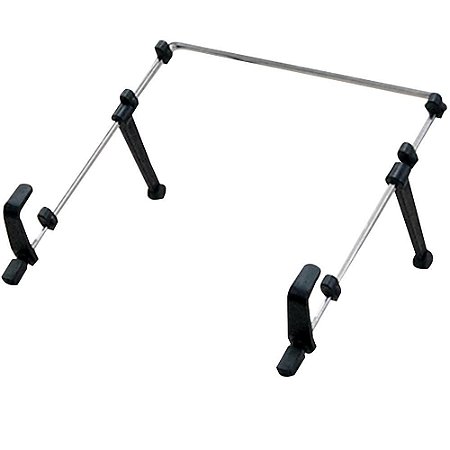 SUPORTE NOTEBOOK MULTIVISÃO METAL CROMADO NR17 C/ REGUL. ALTURA