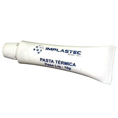 PASTA TÉRMICA BRANCA 10 GR. BISNAGA