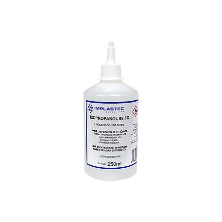 ÁLCOOL ISOPROPÍLICO IMPLASTEC 250 ML.