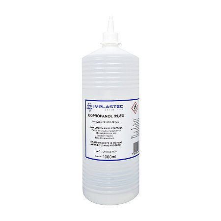 ÁLCOOL ISOPROPÍLICO IMPLASTEC 1L.