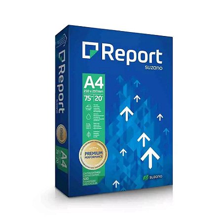 PAPEL A4 REPORT PREMIUM 210mm x 297mm C/ 500 FLS.