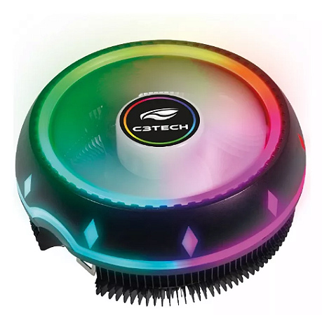 COOLER C3TECH FC-L20 P/ INTEL 775 / 115X / AMD AMX / FM RGB
