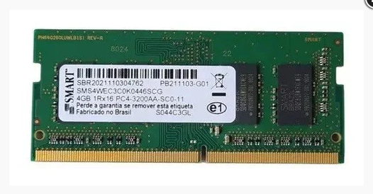 MEMÓRIA NOTEBOOK 4 GB. SMART DDR4 / 3200 MHZ