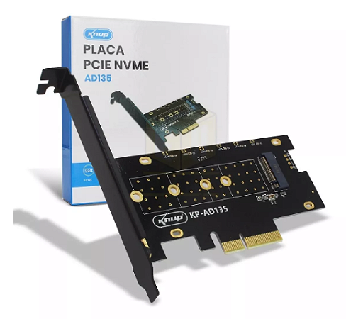 PLACA PCI-EXPRESS 3.0 P/ SSD M2 NVME