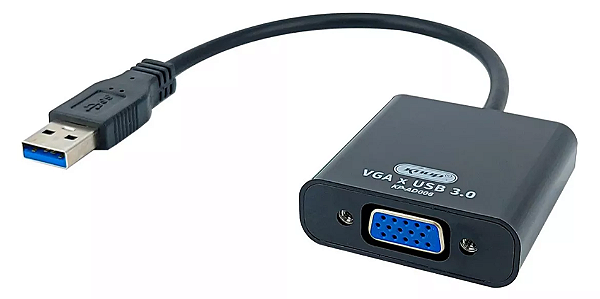 CONVERSOR USB 3.0 MACHO P VGA FÊMEA