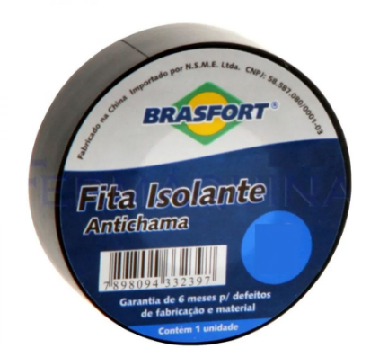 FITA ISOLANTE BRASFORT 19MM X 5MT