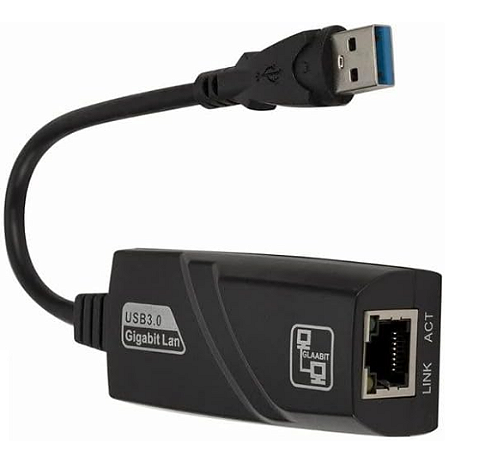 PLACA DE REDE USB TIPO C 3.0 P/ RJ45 GIGABIT