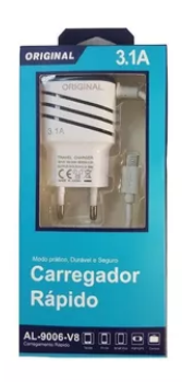 CARREGADOR CELULAR ALTOMEX V8 AL-9006-V8 C/ CABO