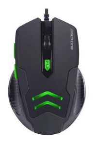 MOUSE + MOUSE PAD GAMER MULTILASER MO273 3200 DPI