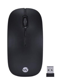 MOUSE SEM FIO VINIK DM100 FLAT PRETO