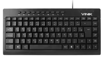 TECLADO VINIK DYNAMIC DT111 MINI PRETO USB