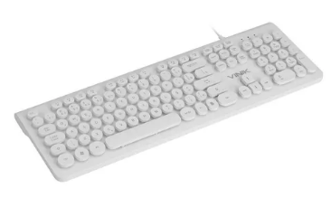 TECLADO VINIK DYNAMIC DC110B CIRCLE BRANCO USB