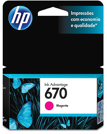 CARTUCHO HP-670 MAGENTA ORIGINAL