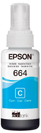 GARRAFA DE TINTA EPSON T664220 CYAN
