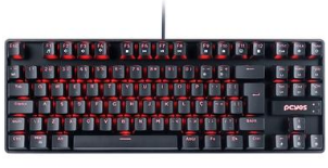 TECLADO GAMER PCYES NERON MECÂNICO PRETO USB SWITCH BROWN
