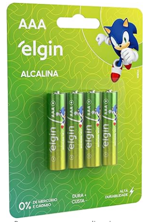PILHA ELGIN ALCALINA AAA C/ 4
