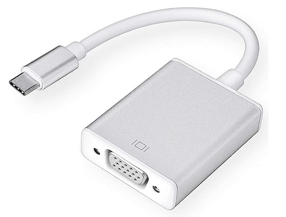 CONVERSOR USB TIPO C P/ VGA FÊMEA