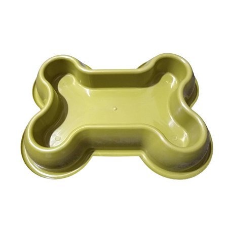 Comedouro Osso Verde Para Cães 500ml