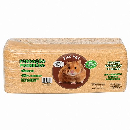 Serragem Maravalha Prensada Para Hamster Aves Composteiras 100% Madeira Pinus 800g