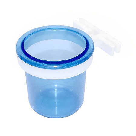 Porta Vitamina Azul M Para Pássaros